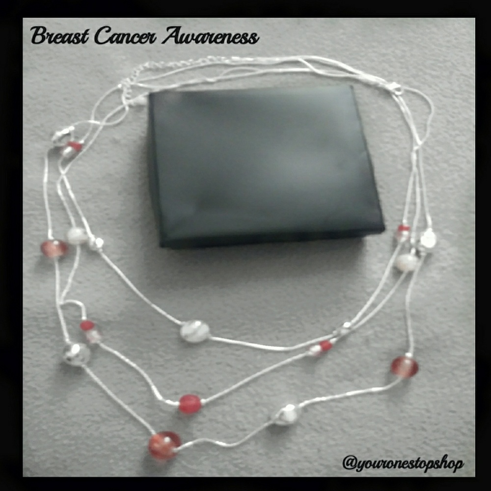 🆕📣Breast Cancer Illusions Necklace